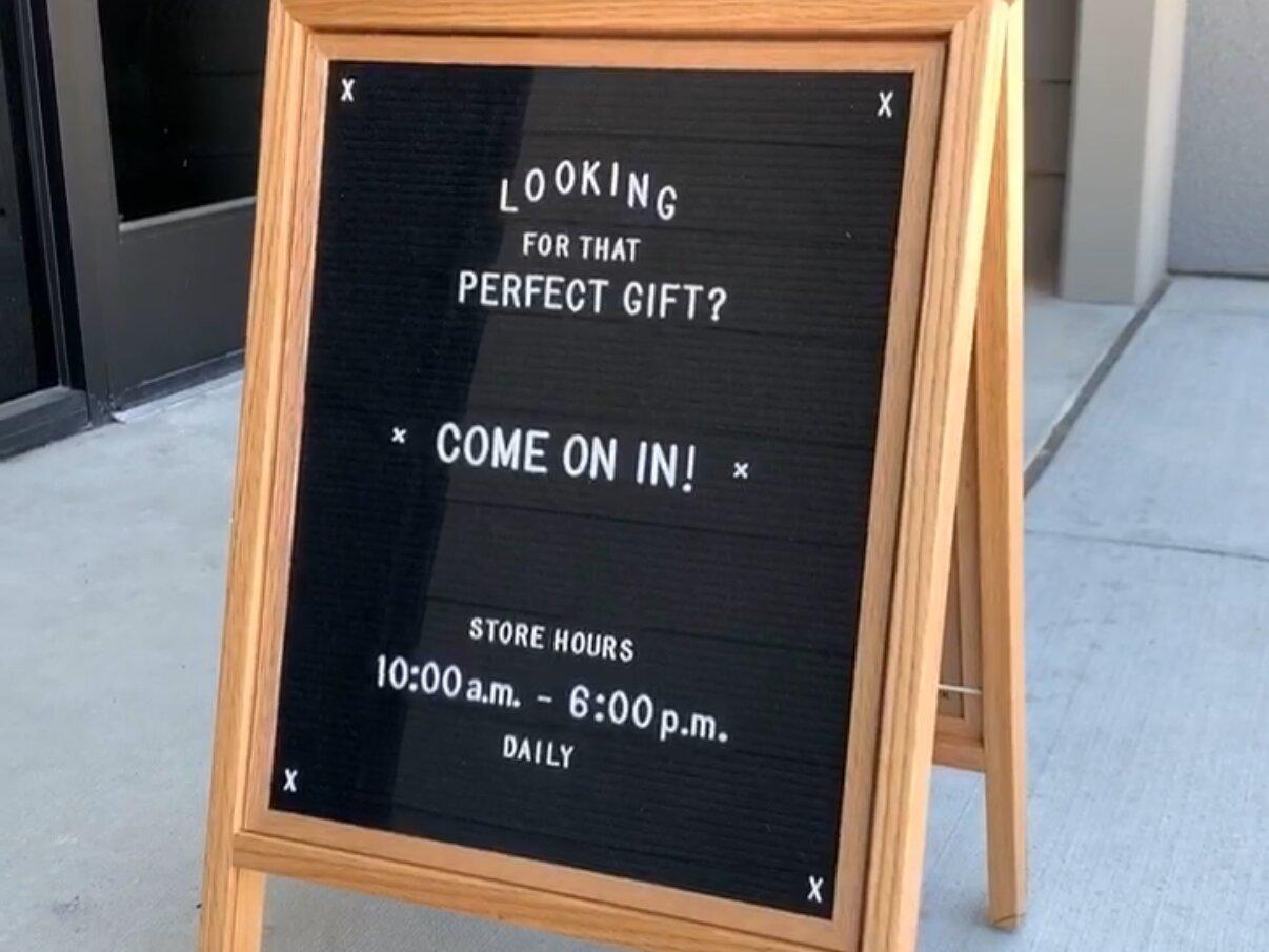 Retail Storefront A-Frame