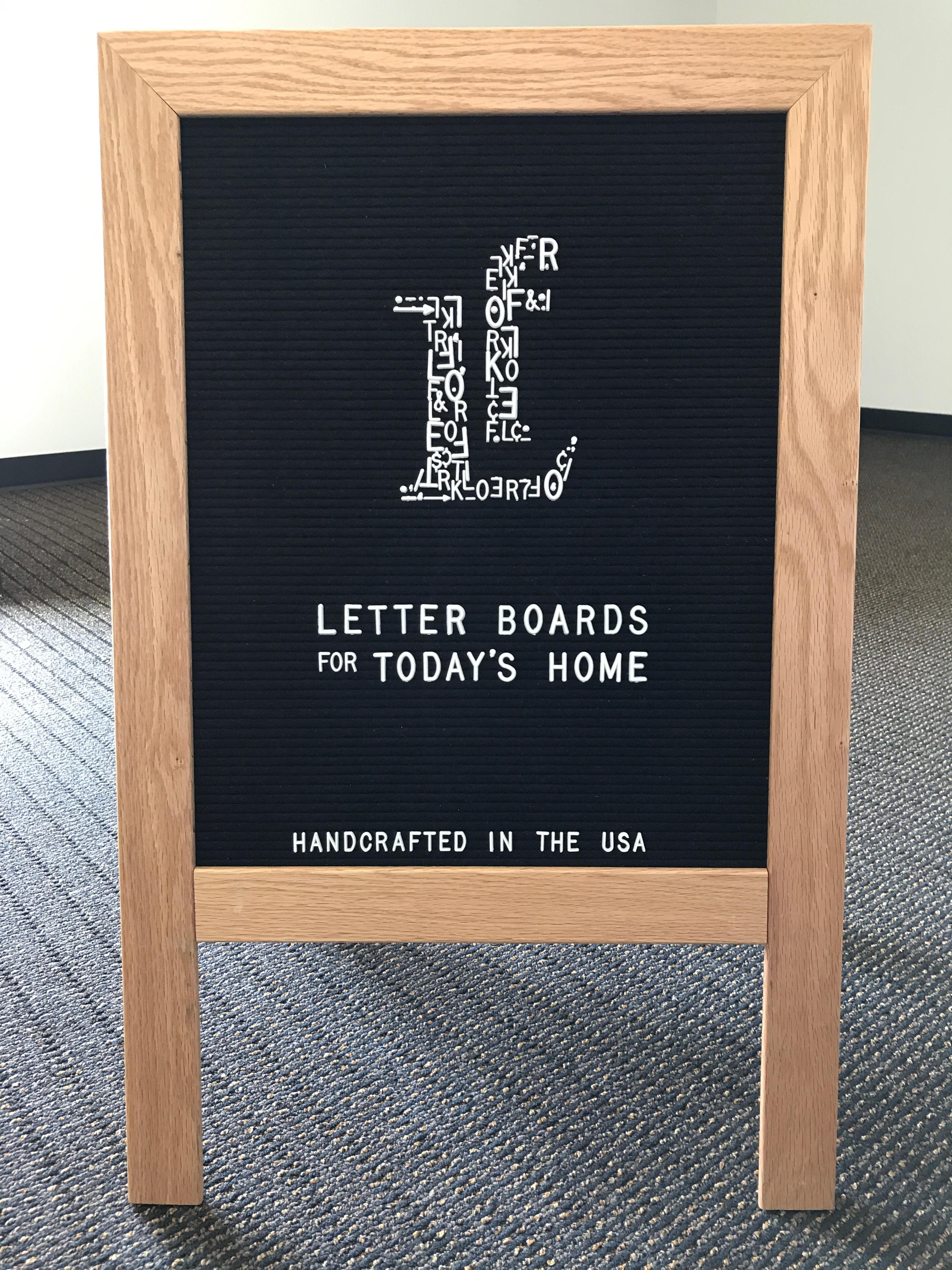 Custom Letter Board product showcase